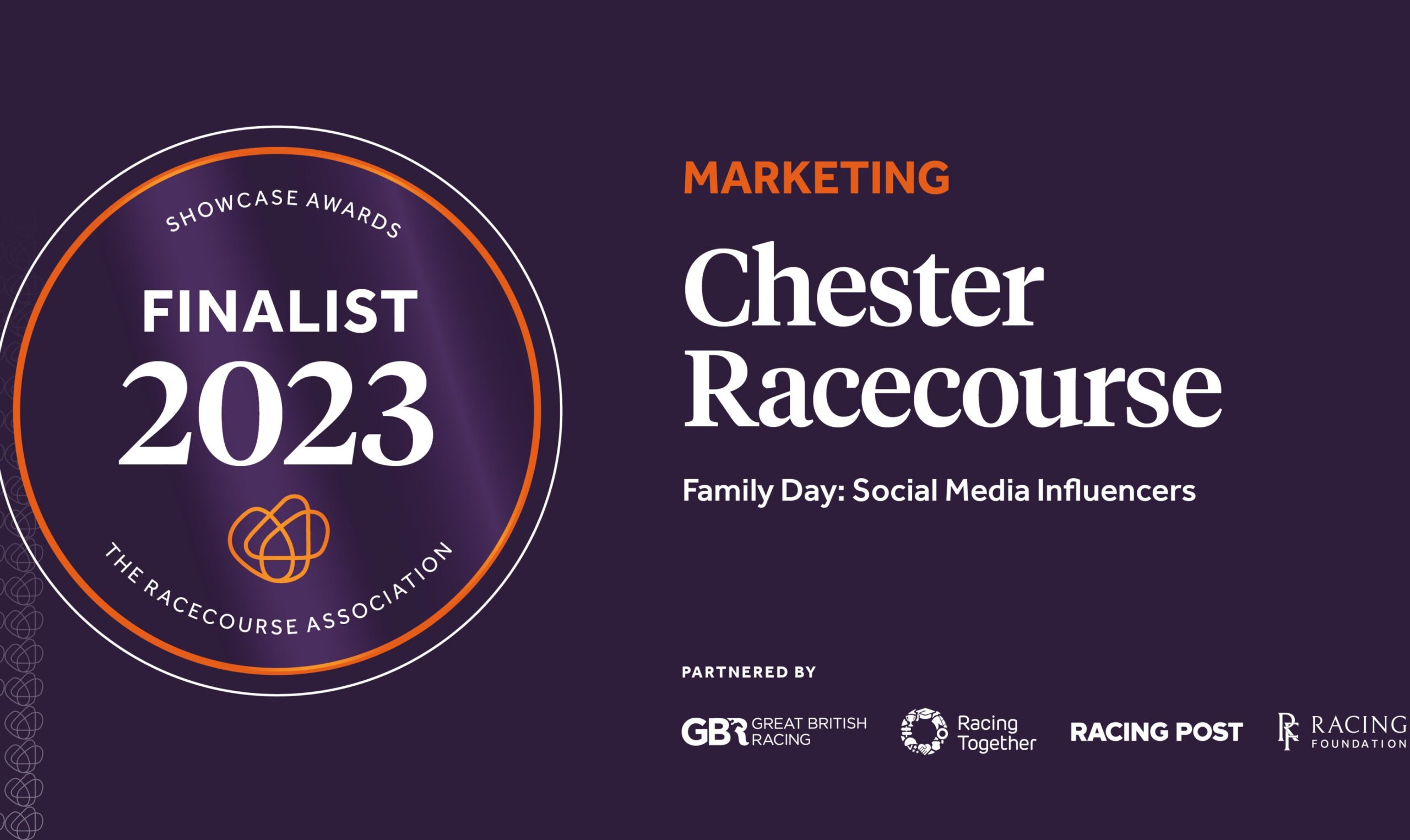 Chester Racecourse Up For Two Accolades at the 2023 RCA Showcase Awards thumbnail image