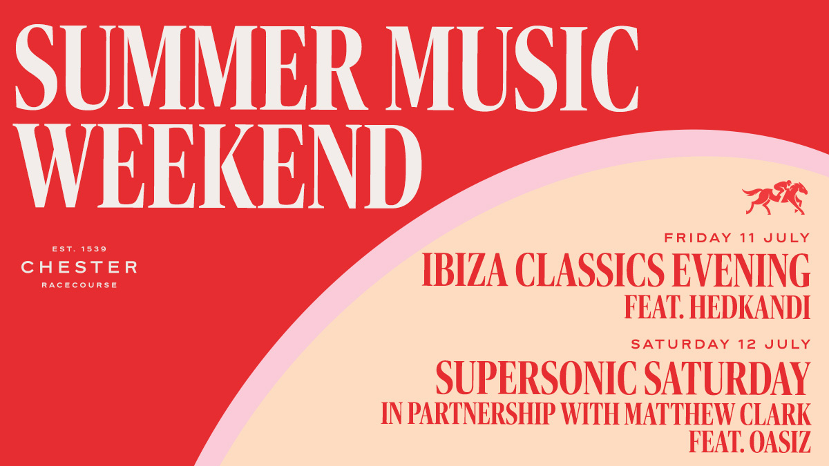 Chester Racecourse counts down to mega music weekend thumbnail image