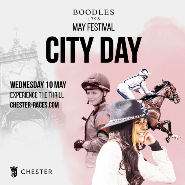 We're back racing today for Boodles May Festival City Day 2023!🌸

⏰Gates open: 11:30am
🏇First Race: 1:30pm
🏇Last Race: 16:55pm

Going:
Good to Soft

Watch all the action on @At.The.Races and @ITVRacing 👀🥂🏇