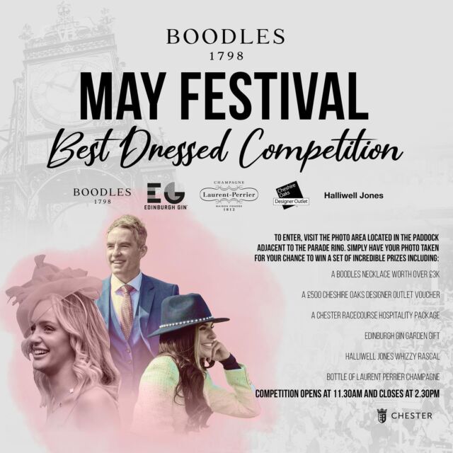 We're back racing today for Boodles May Festival Ladies Day, and it looks like the rain may stay away! 🌸🐎

⏰Gates open: 11:30am
🏇First Race : 1:30pm
🏇Last Race: 16:55pm

Be sure to enter our best dressed competition above 👗

Going: 
Soft 

Watch all the action on @at.the.races and @itvracing 🏇