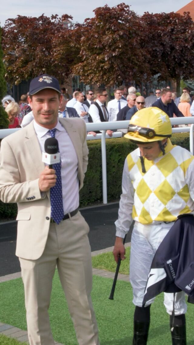 William Buick wins The Duke Of Westminster Supporting The Chester Plate Handicap Stakes aboard ALPHONSE LE GRANDE🐎

#BoodlesMayFestival