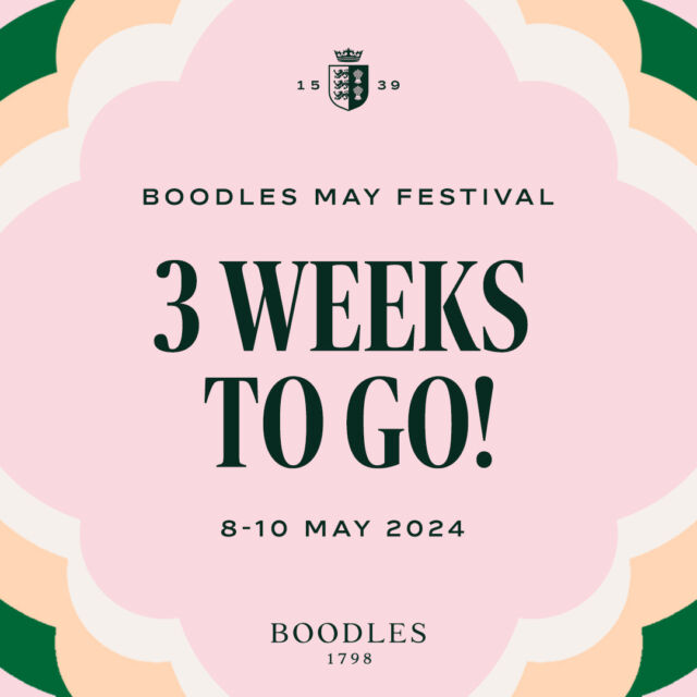 Only three weeks left until Boodles May Festival 2024! 🏇🌸

Tickets are disappearing faster than a winning steed at the finish line, so act fast to ensure your spot at our fabulous festival! 👀

Stop horsing around and secure your tickets now! Link in bio🎟️