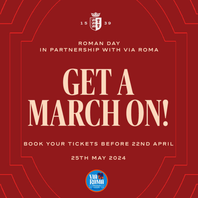 Get a march on! 🏇⚔️
 
You have just 5️⃣ days to make a saving on general admission tickets for Roman Day in partnership with Via Roma.⌛

Don't miss out on experiencing this historical and immersive day out at Chester Racecourse!

🎟️ Link in bio.