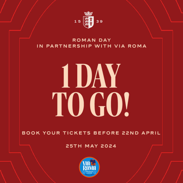 There's nothing medieval about this offer! ⚔️ 🏇

This is your LAST chance to make a saving on tickets for Roman Day in partnership with Via Roma. ⌛

Book now to secure the best priced tickets!

🔗 Link in bio.