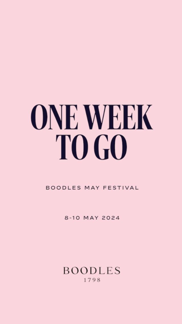 𝗧𝗵𝗲 𝗥𝗼𝗮𝗿, 𝗧𝗵𝗲 𝗗𝗿𝗮𝗺𝗮, 𝗧𝗵𝗲 𝗙𝗲𝗲𝗹𝗶𝗻𝗴 ✨

Are you ready for the Boodles May Festival?

One week to go! ⏳

🎟️ Limited tickets remaining. Click the link in our bio!